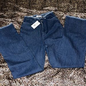 WeWoreWhat Frayed Indigo Denim Jeans